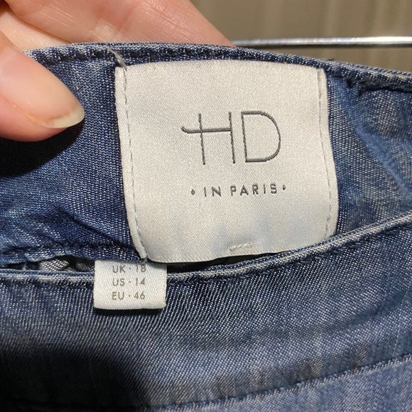 HD in Paris from Anthropology Chambray Skirt - Picture 4 of 4